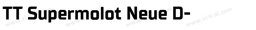 TT Supermolot Neue D字体转换